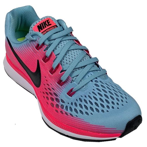 nike pegasus pink and blue